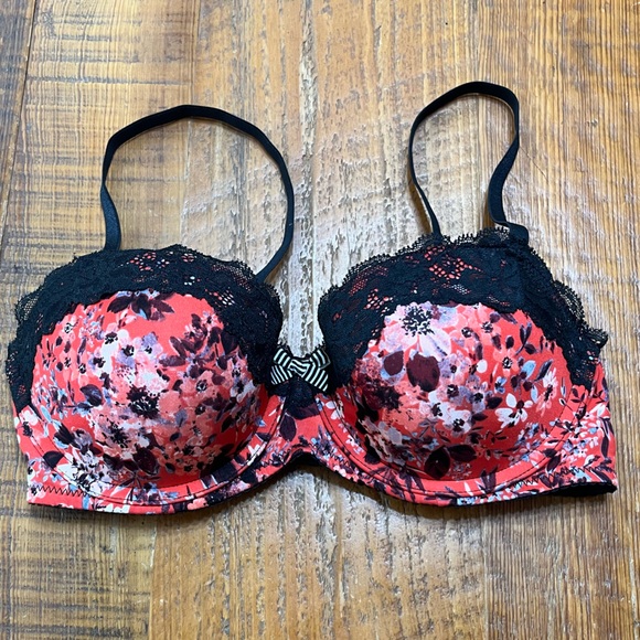 Gilligan & O’Malley Favorite Balconette Push Up Bra 34B - Picture 1 of 4